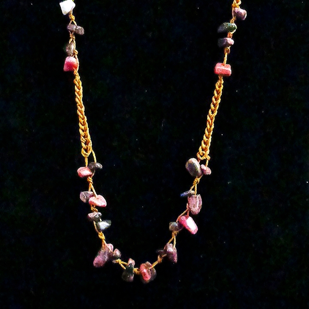 Natural Stone Beaded Necklace